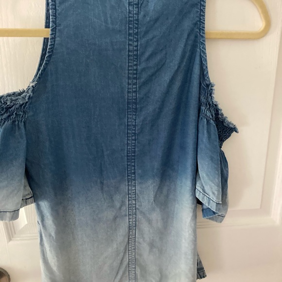 Anthropologie TinaJo Chambray Open Shoulder, XS - Picture 4 of 5